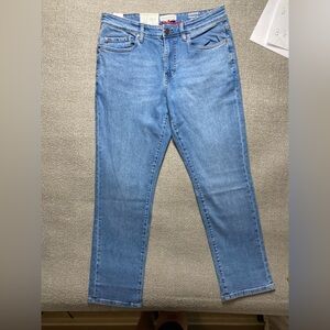 NWT English Laundry Harrow Mid-Rise Straight Fit Dark Blue Denim Jeans